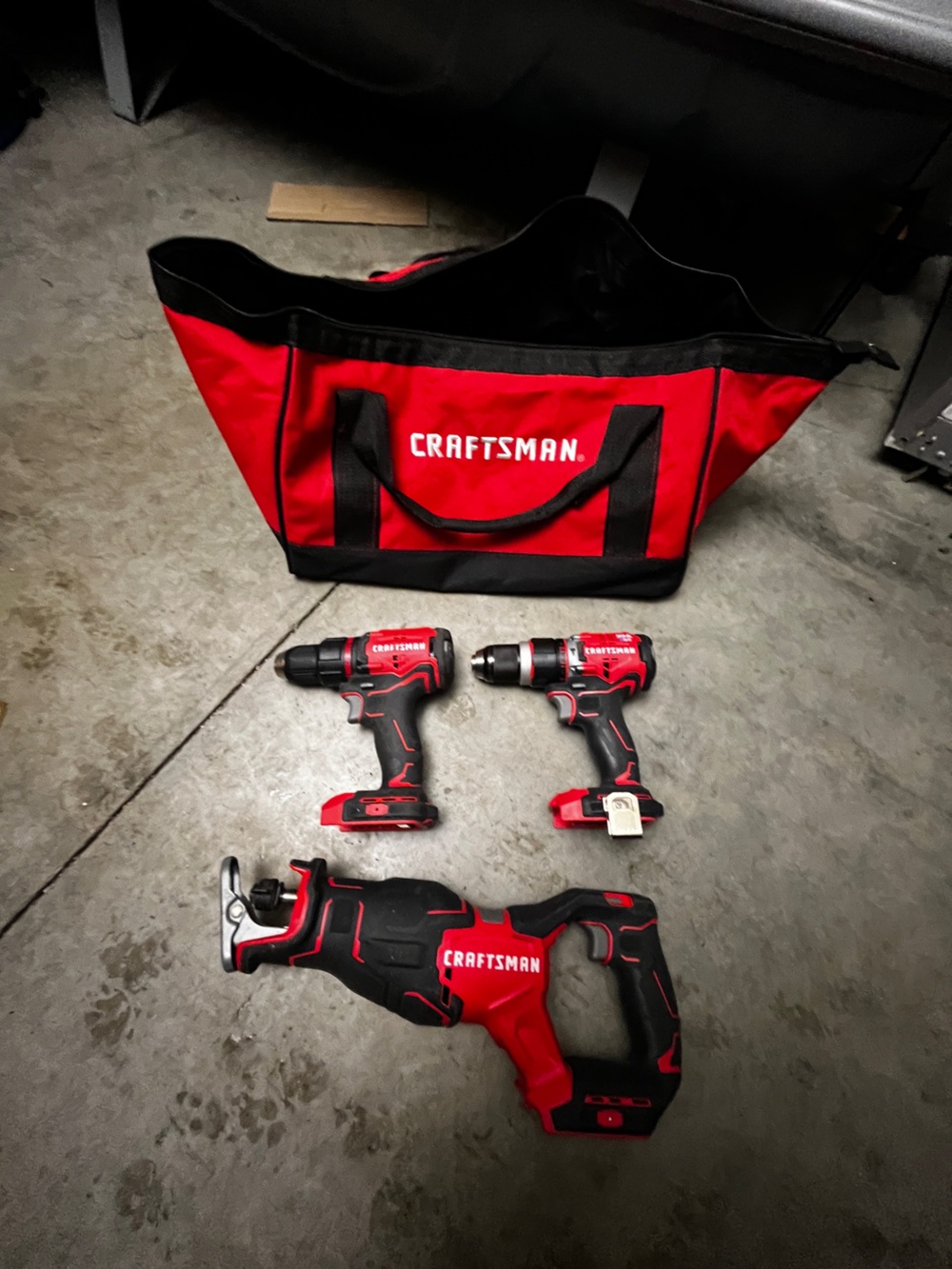 CRAFTSMAN  3-Piece Cordless Power Tool Combo with Tool Bag